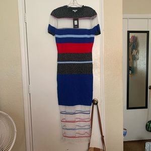 Fashion Nova Lets Move Along Midi Dress